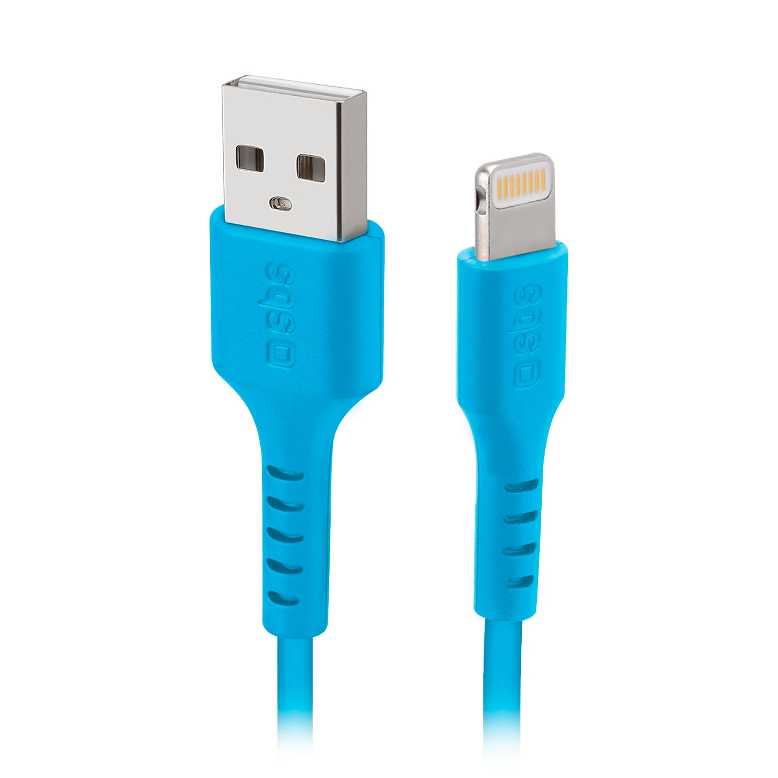 SBS TECABLEUSBIP589A USB-A - Lightning-kaapeli - sininen