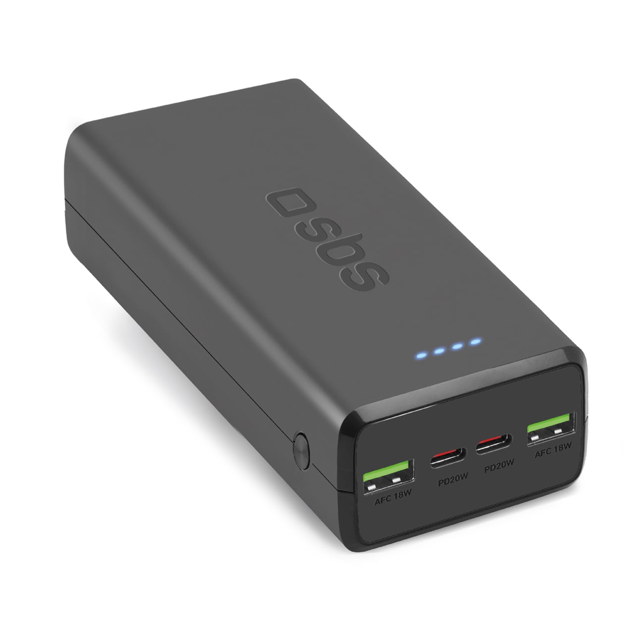 Powerbank SBS TTBB30000PD20K 30000 mAh 2 x USB-C 2 x USB-A - musta