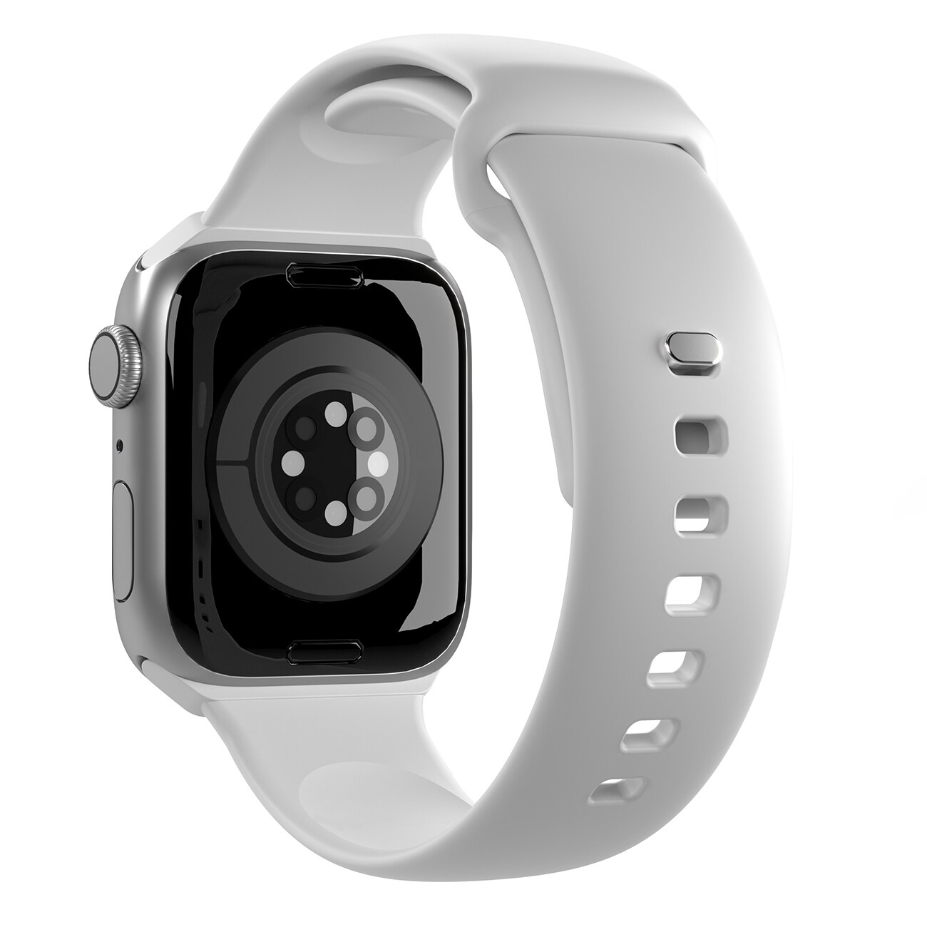 Puro Icon Silikoniranneke Apple kellolle 42 / 44 / 45 / 49 mm - Valkoinen (2 kpl)