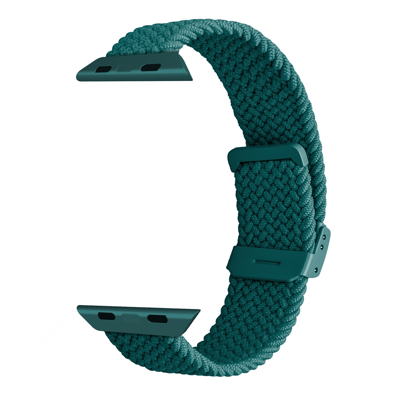 Puro Loop Nylon hihna Apple kellolle 42 / 44 / 45 / 49 mm - tummanvihreä