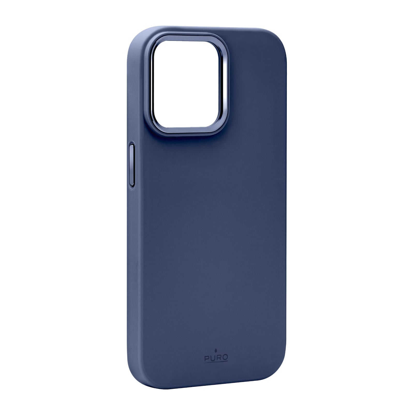 Puro Icon Mag Pro MagSafe Silikonikotelo iPhone 15 Pro Maxille - tummansininen