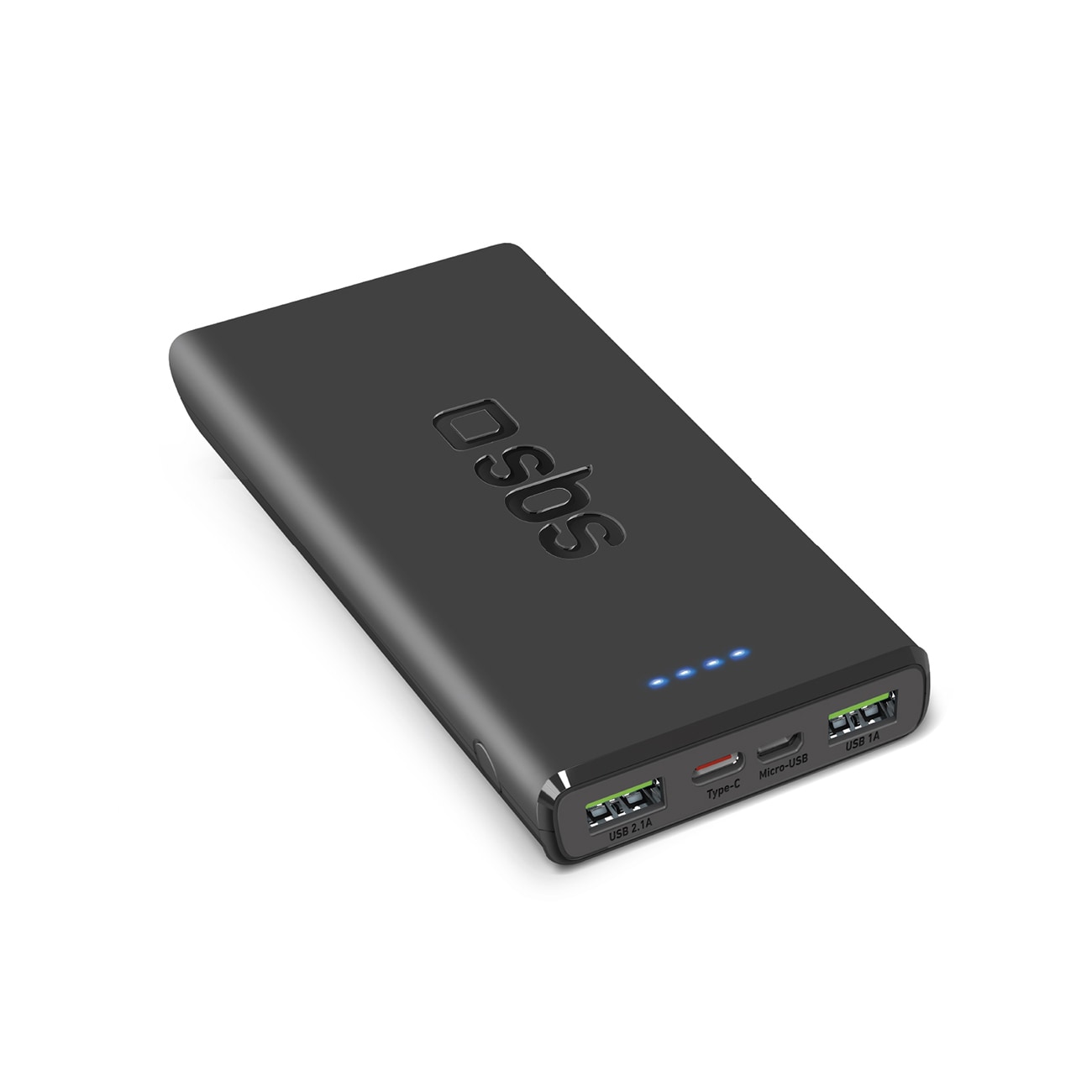 Powerbank SBS TTBB10000FASTPD20K 10000 mAh 20W Power Delivery -virtalähteellä - musta