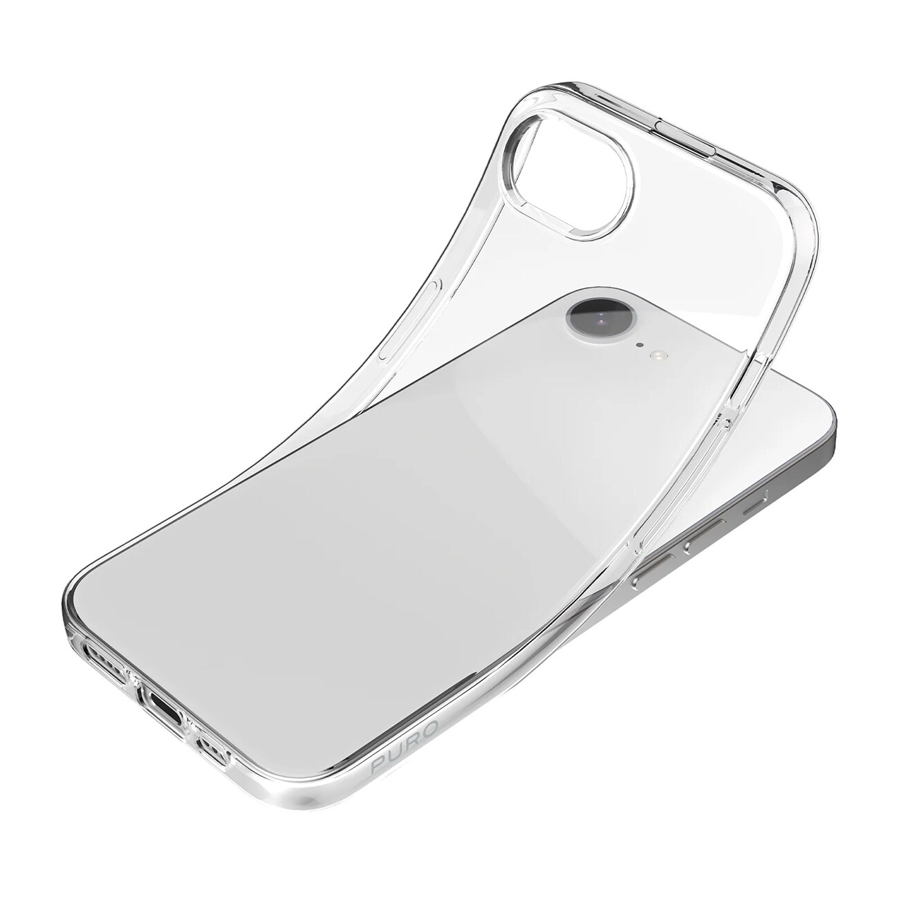 Puro Cover TPU Ultra-Slim "0.3 NUDE" varten iPhone 16E, läpinäkyvä, läpinäkyvä