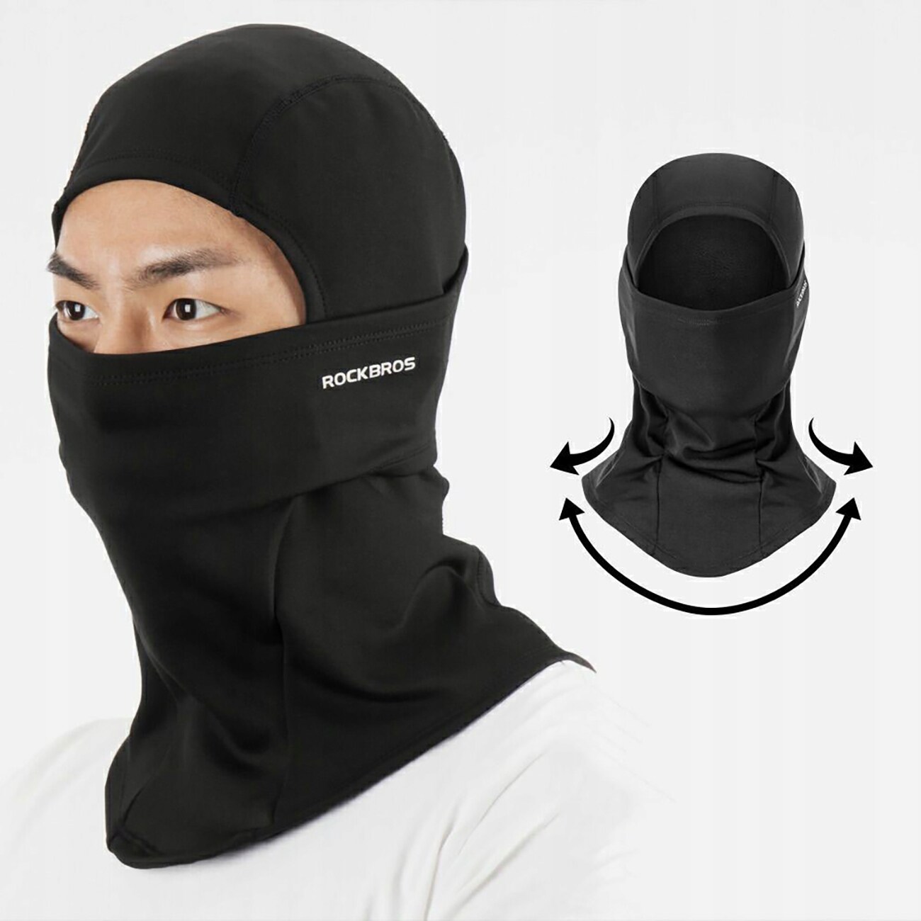 Rockbros LF7345BK urheilupipo eristetty - musta