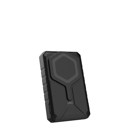 UAG Rugged 10K Powerbank 10000 mAh, 10W langaton, MagSafe-yhteensopiva, kaapeli mukana - musta