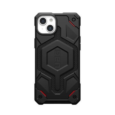 UAG Monarch kotelo iPhone 15 Plus - musta kevlar-kuori
