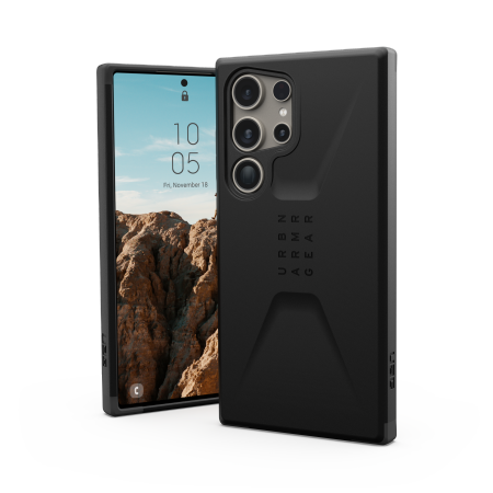 UAG Civilian kotelo Samsung Galaxy S24 Ultra - musta