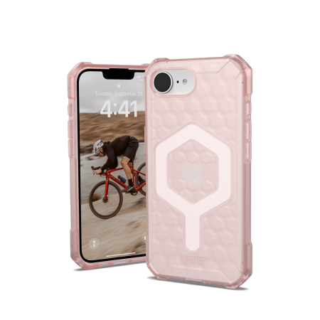 UAG Essential Armor Magsafe iPhone 16e Case - vaaleanpunainen