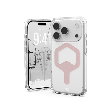 UAG Plyo MagSafe -kotelo iPhone 17 Pro:lle - Kirkas vaaleanpunainen väri