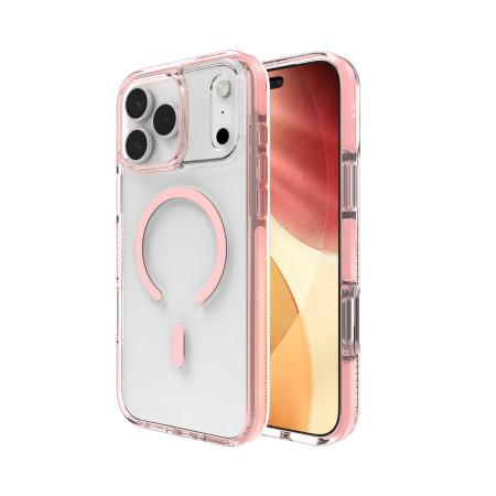 ZAGG Santa Cruz Snap MagSafe Case for iPhone 17 Pro Max - vaaleanpunainen