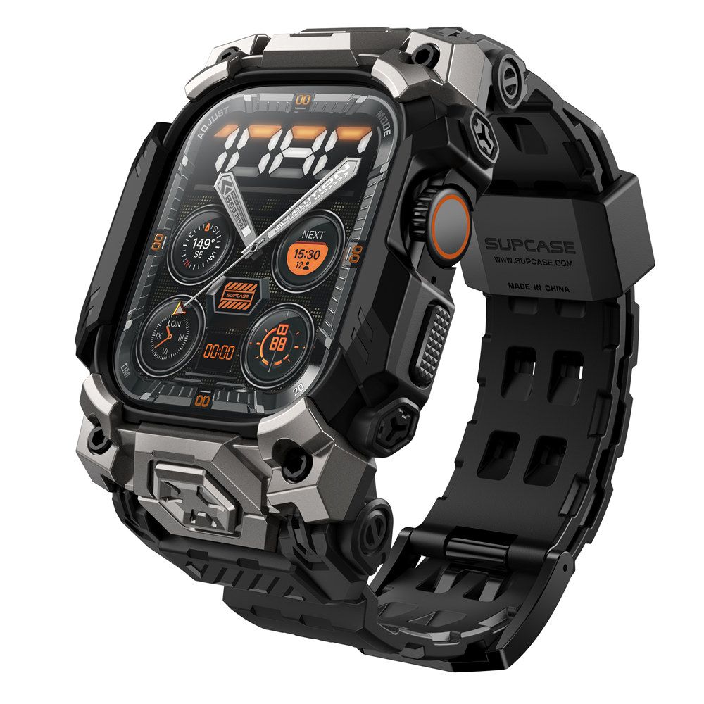 Supcase Unicorn Beetle Ore tapauksessa Apple Watch Ultra 1 / 2 49mm - musta