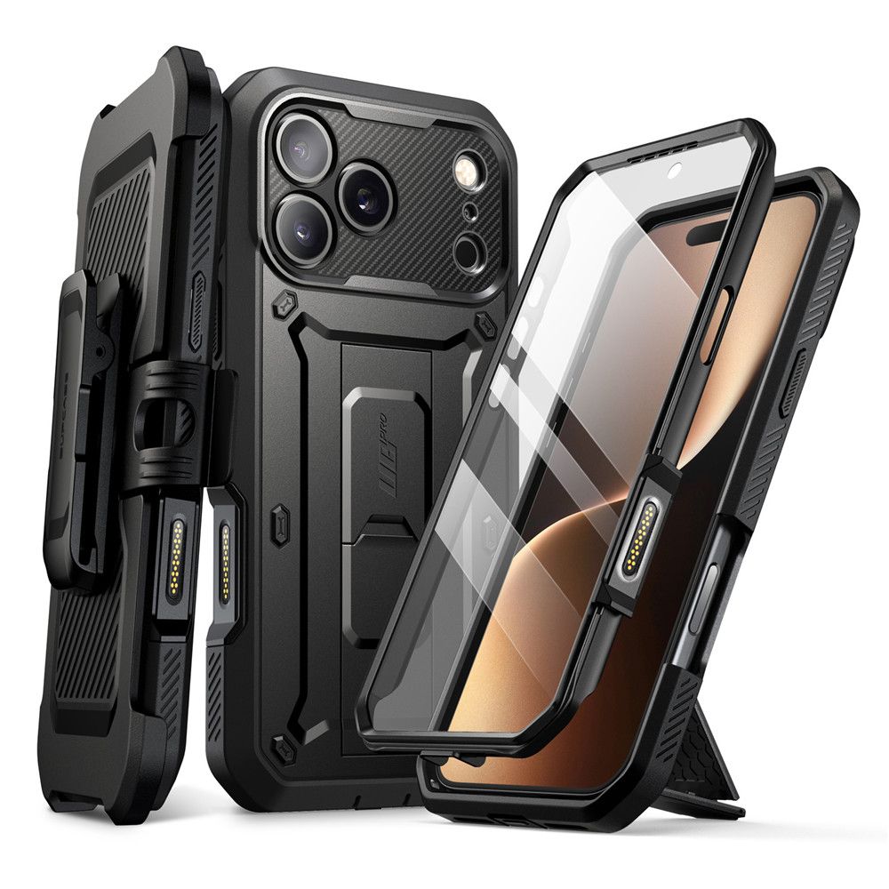Supcase UB Pro kotelo iPhone 17 Pro - musta