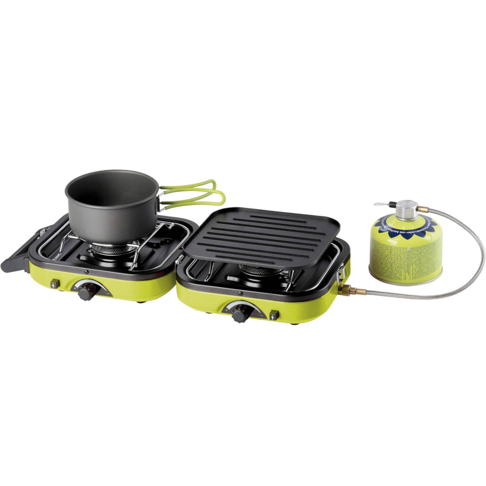 DUAL COMPACT + GRILL kaksinkertainen retkikeitin