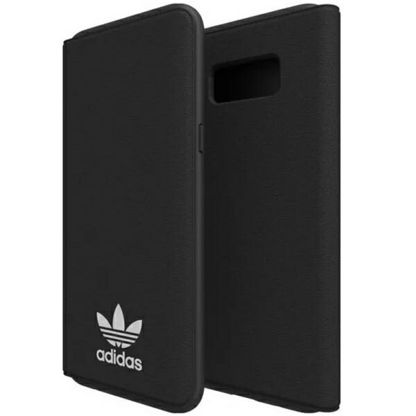 Adidas OR Booklet Case Basic Galaxy S8+:lle Samsung - musta