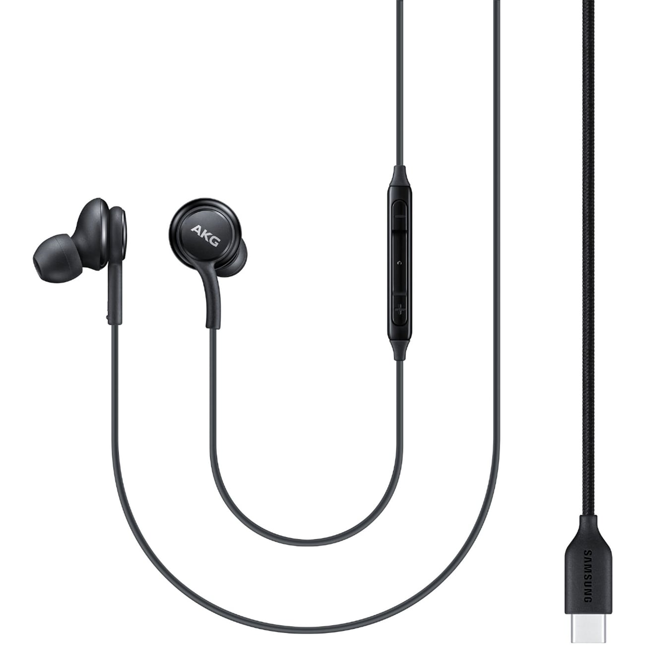 Samsung EO-IC100BBE USB-C Stereo Hi-Fi langalliset kuulokkeet (OOB Bulk - korvaava pakkaus) - Musta