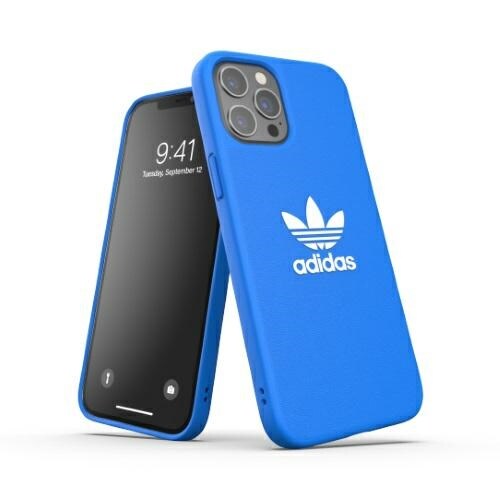 Adidas OR Moulded Case Basic for iPhone 12 Pro Max - Sininen ja Valkoinen