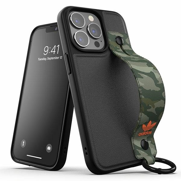 Adidas OR Hand Strap Case iPhone 13 Pro /13 6.1" musta-vihreä/musta-vihreä 47111
