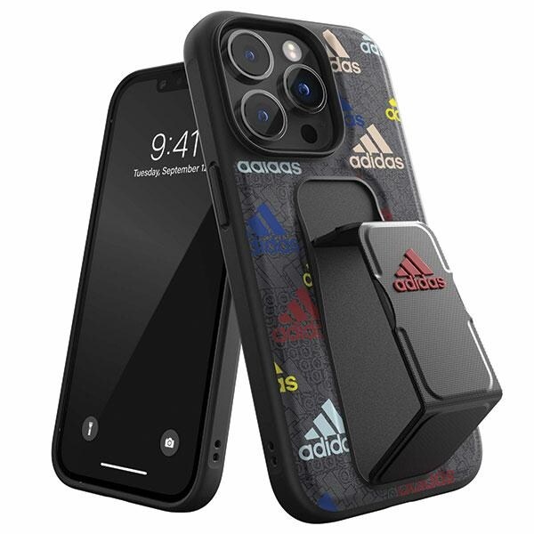 Adidas SP Grip Case iPhone 14 Pro musta/musta/coulourful 50251