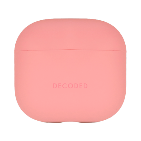 Decoded Silikoni Aircase AirPods 4:lle - vaaleanpunainen