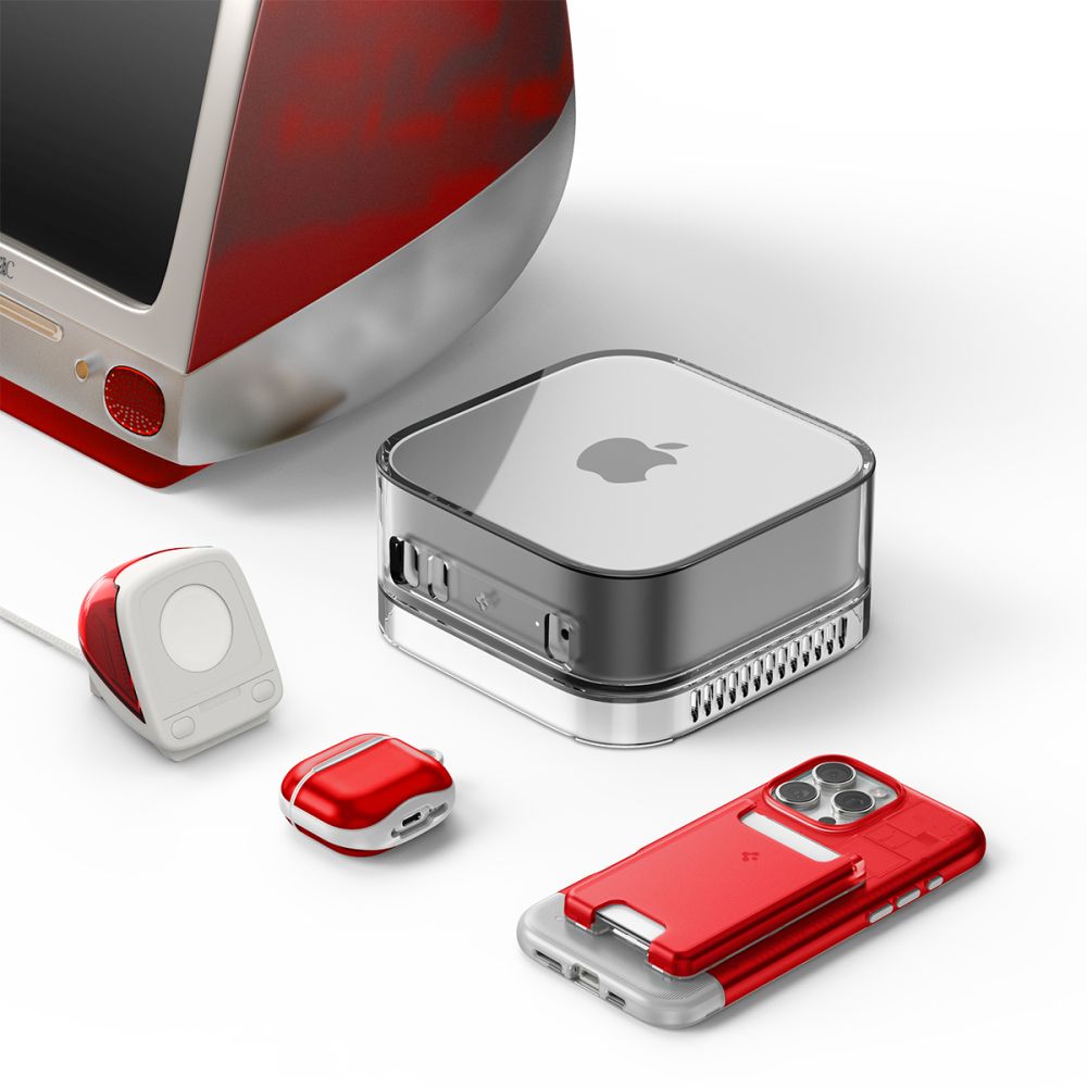 Spigen Spigen Classic C1 jalusta Apple kellolle - punainen