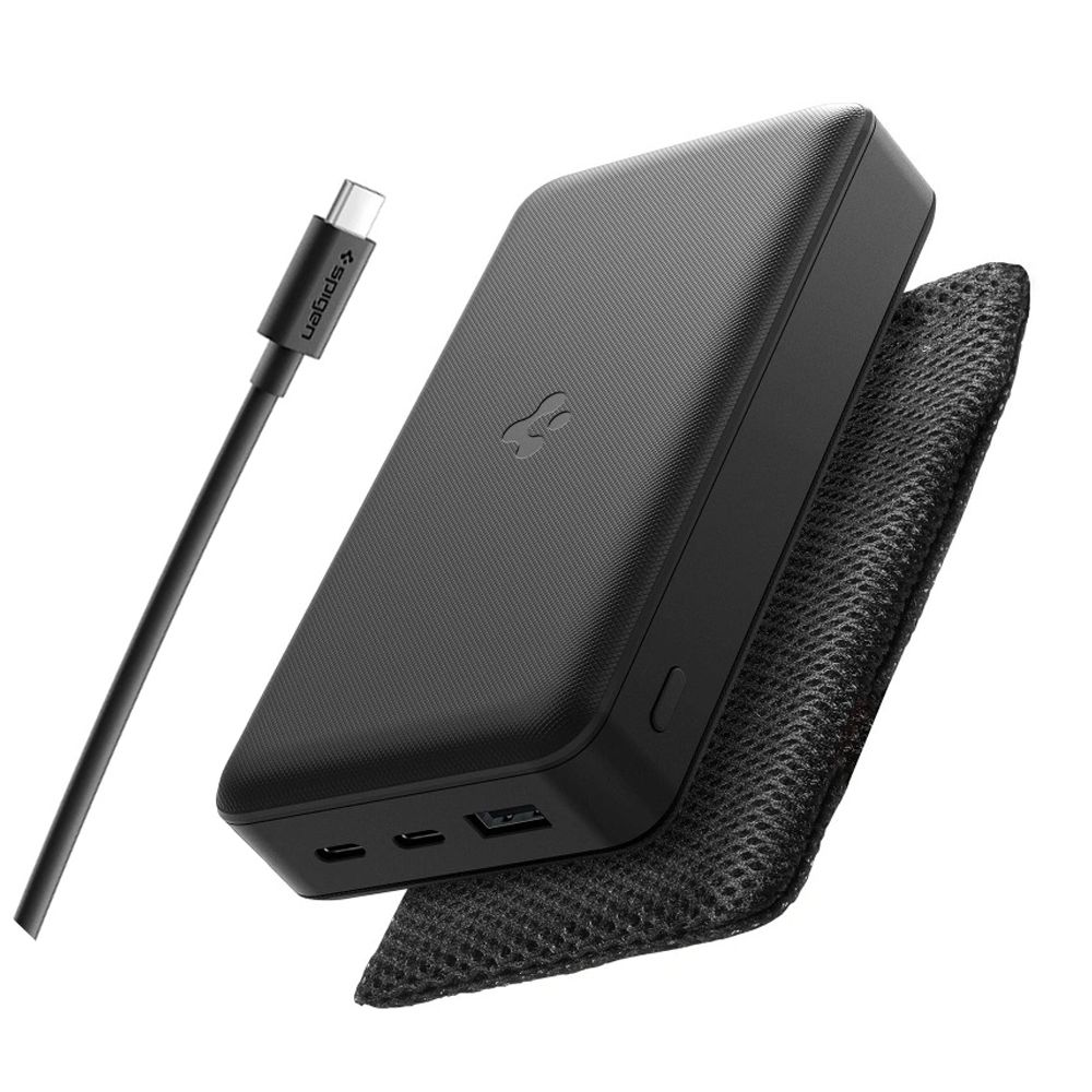 Spigen EA3030 30000mAh 30W Power Bank - Musta
