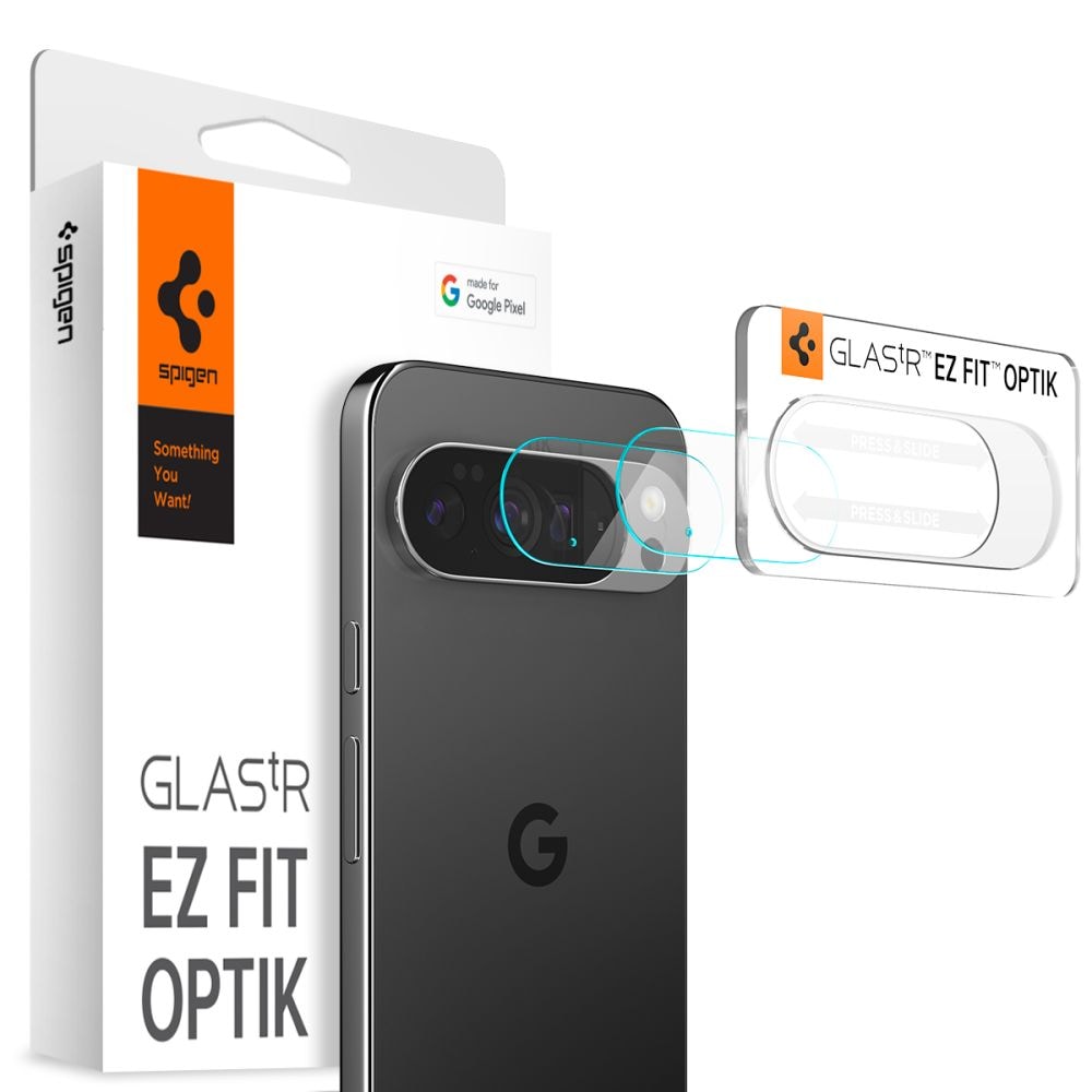 Spigen Optik Glas.tR -kamerasuojus 2-pack Google Pixel 10 Pro -laitteelle