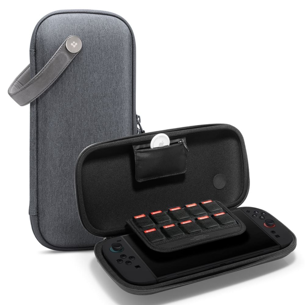 Spigen Klasden pussi Nintendo Switch 2:lle - harmaa