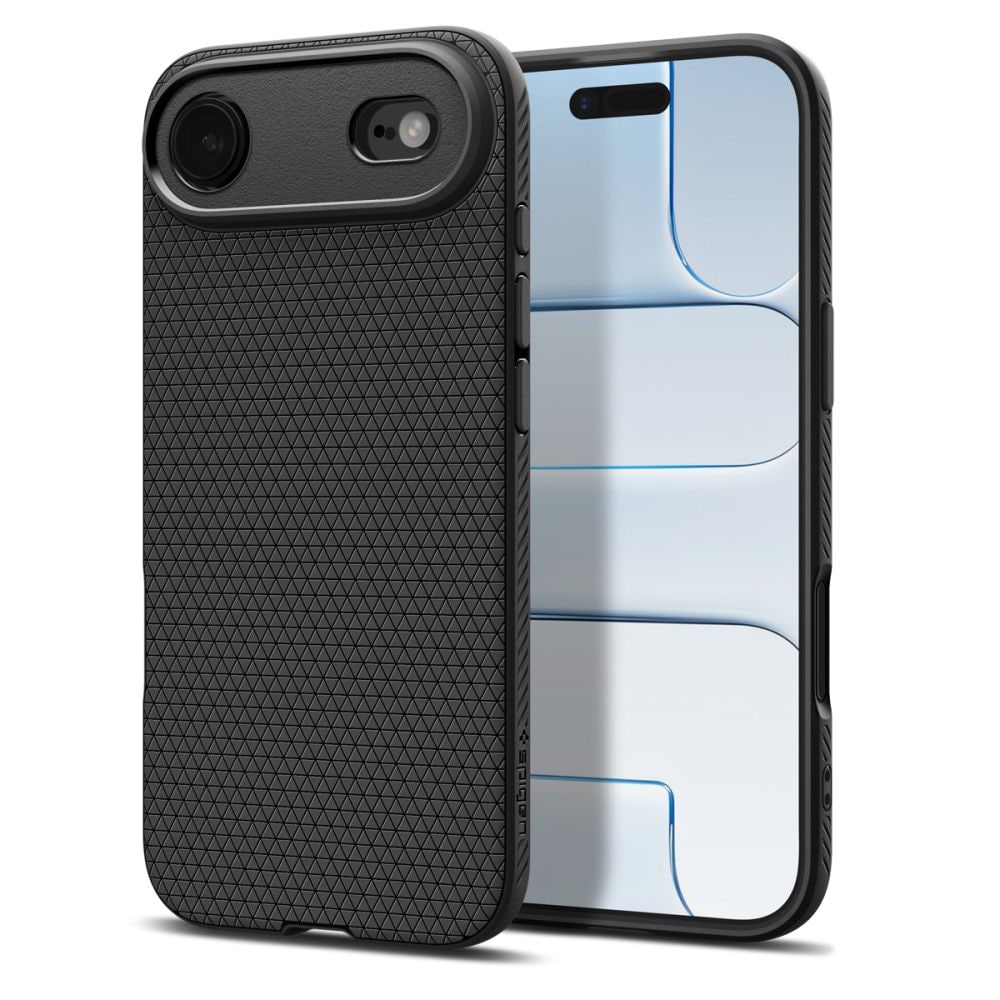 Spigen Liquid Air -kotelo iPhone 17 Airille - matta musta