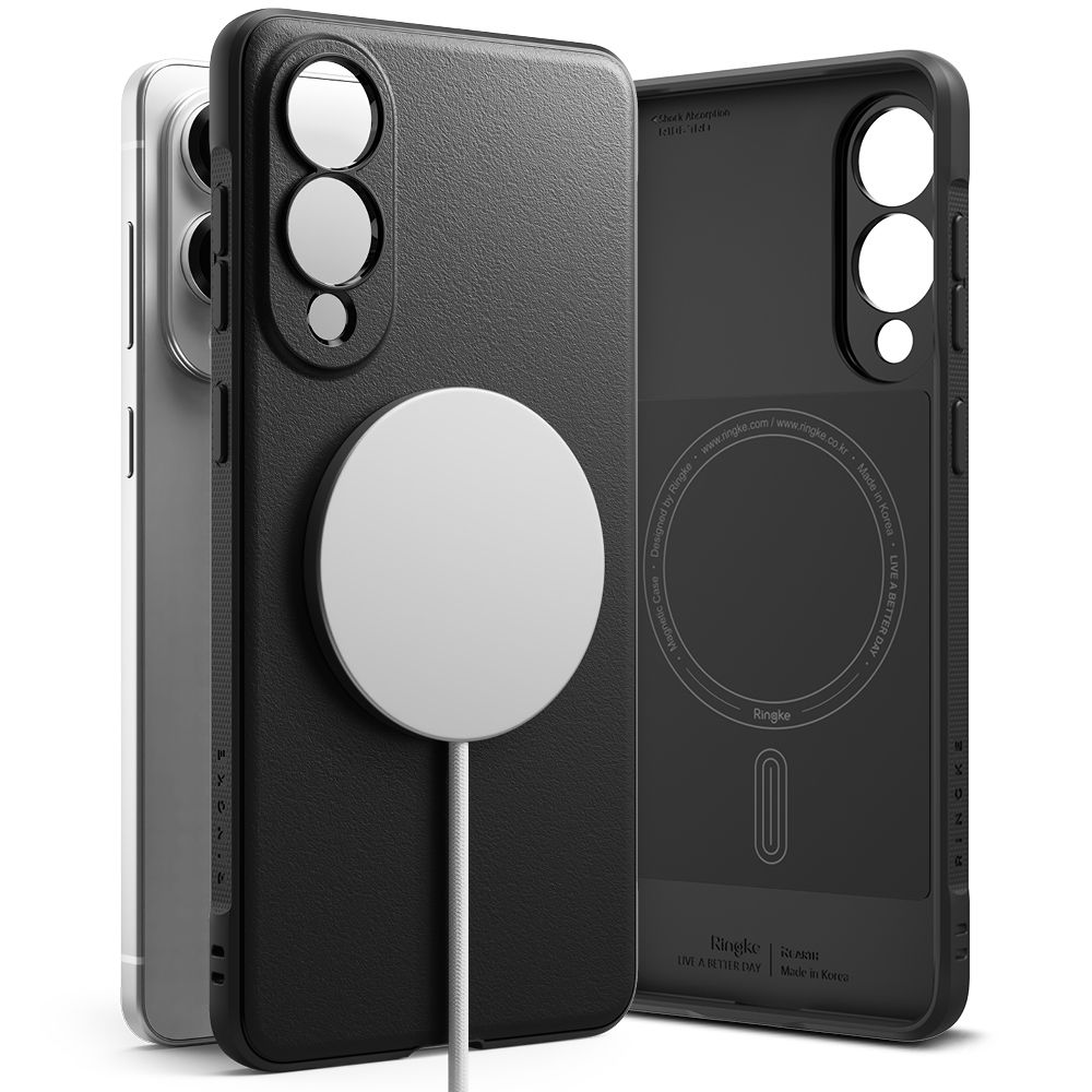Ringke Onyx magneettinen magneettinen magneettiturvakotelo Samsung Galaxy S25 Edge - musta