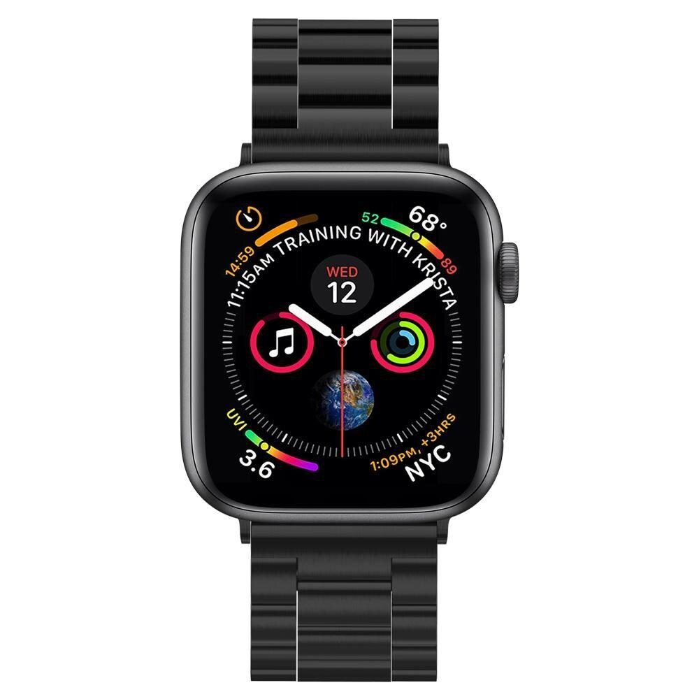 Spigen Modern Fit ranneke Apple Watch 4 / 5 / 6 / 7 / 8 / SE / Ultra (42/44/45/49 mm) - musta
