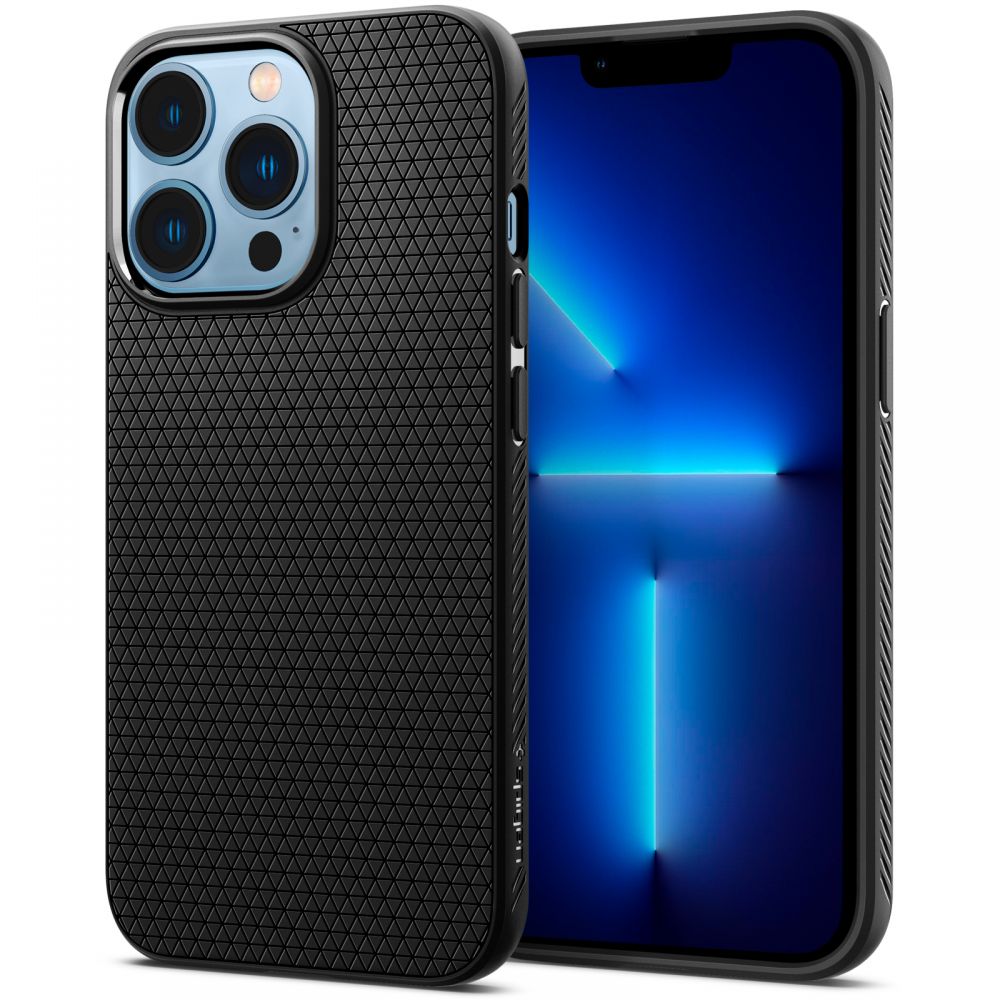Spigen Liquid Air iPhone 13 Pro -kotelo - mattamusta