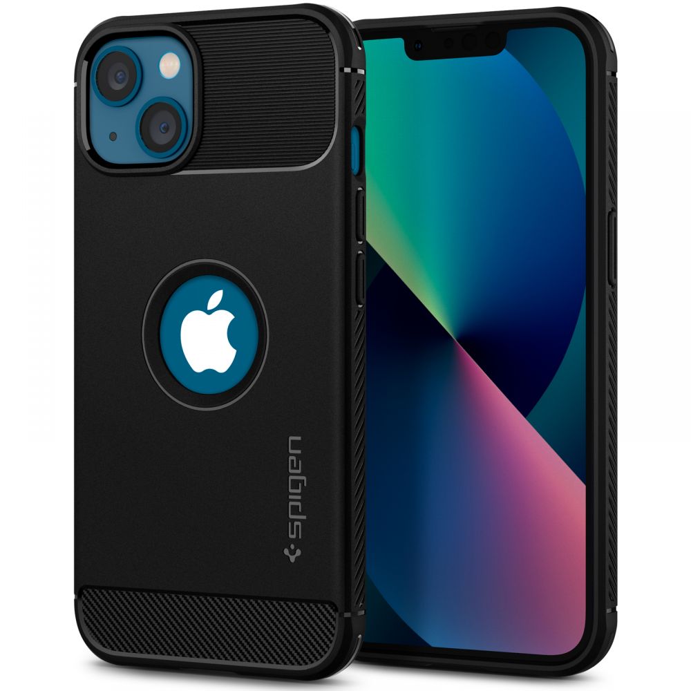 Spigen Rugged Armor iPhone 13 kotelo - mattamusta