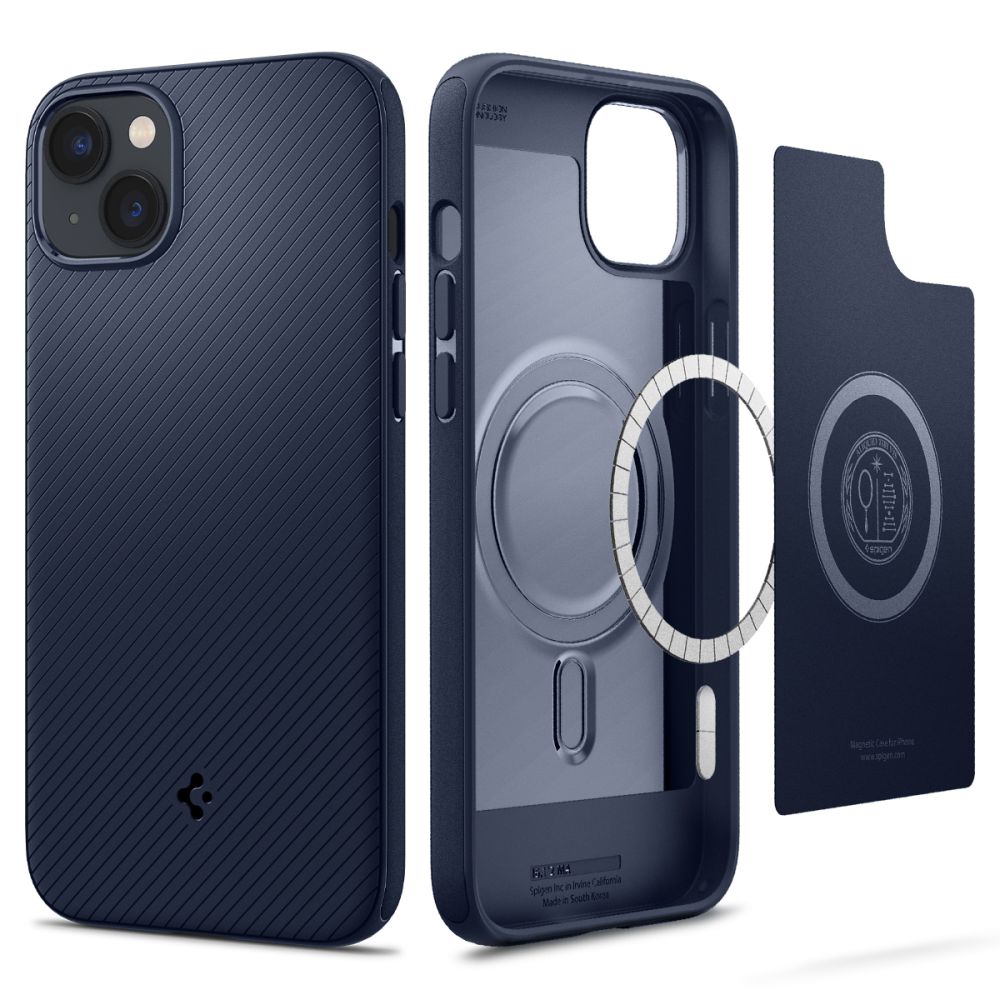 Spigen Mag Armor iPhone 14 Plus kotelo - sininen