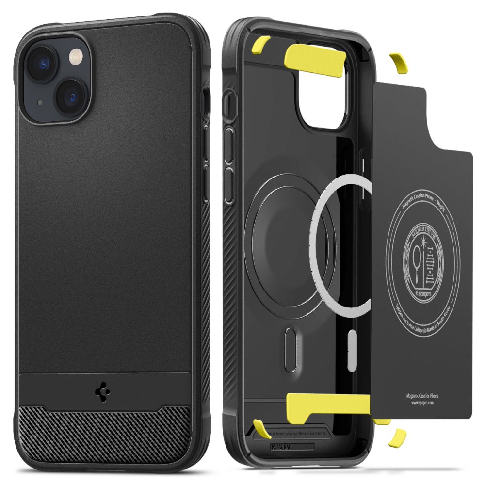 Spigen Rugged Armor Mag Case MagSafe -suojakotelo iPhone 14:lle - mattamusta