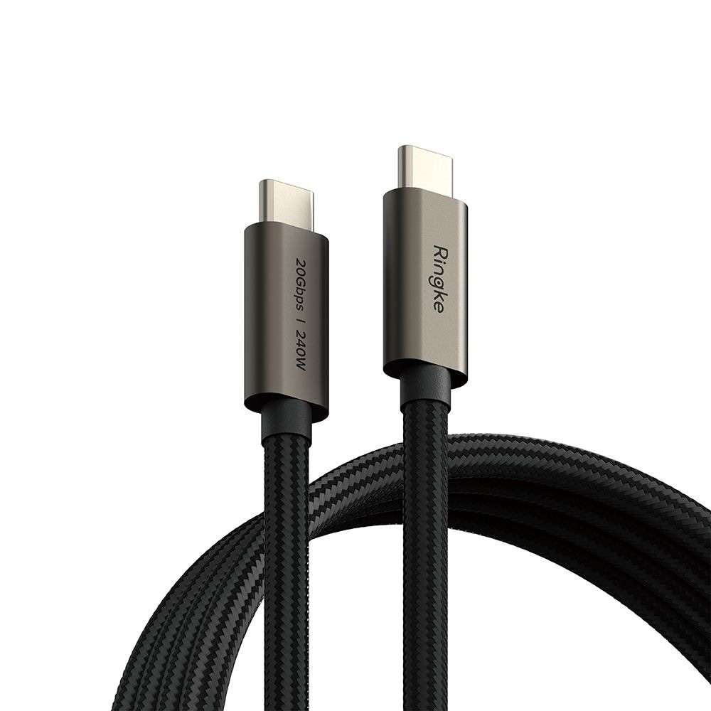 Ringke USB-C 3.2 Gen. PD240W kaapeli 200cm - Musta