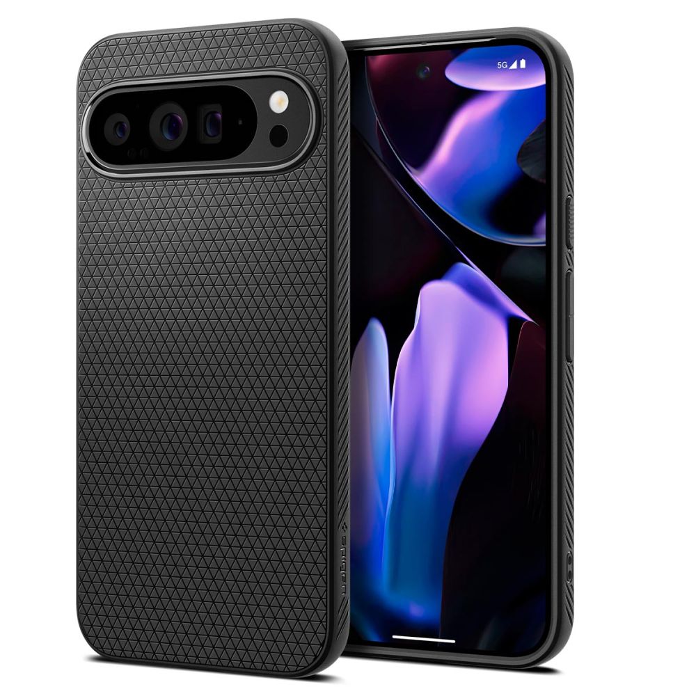 Spigen Liquid Air kotelo Google Pixel 9 Pro XL:lle - musta
