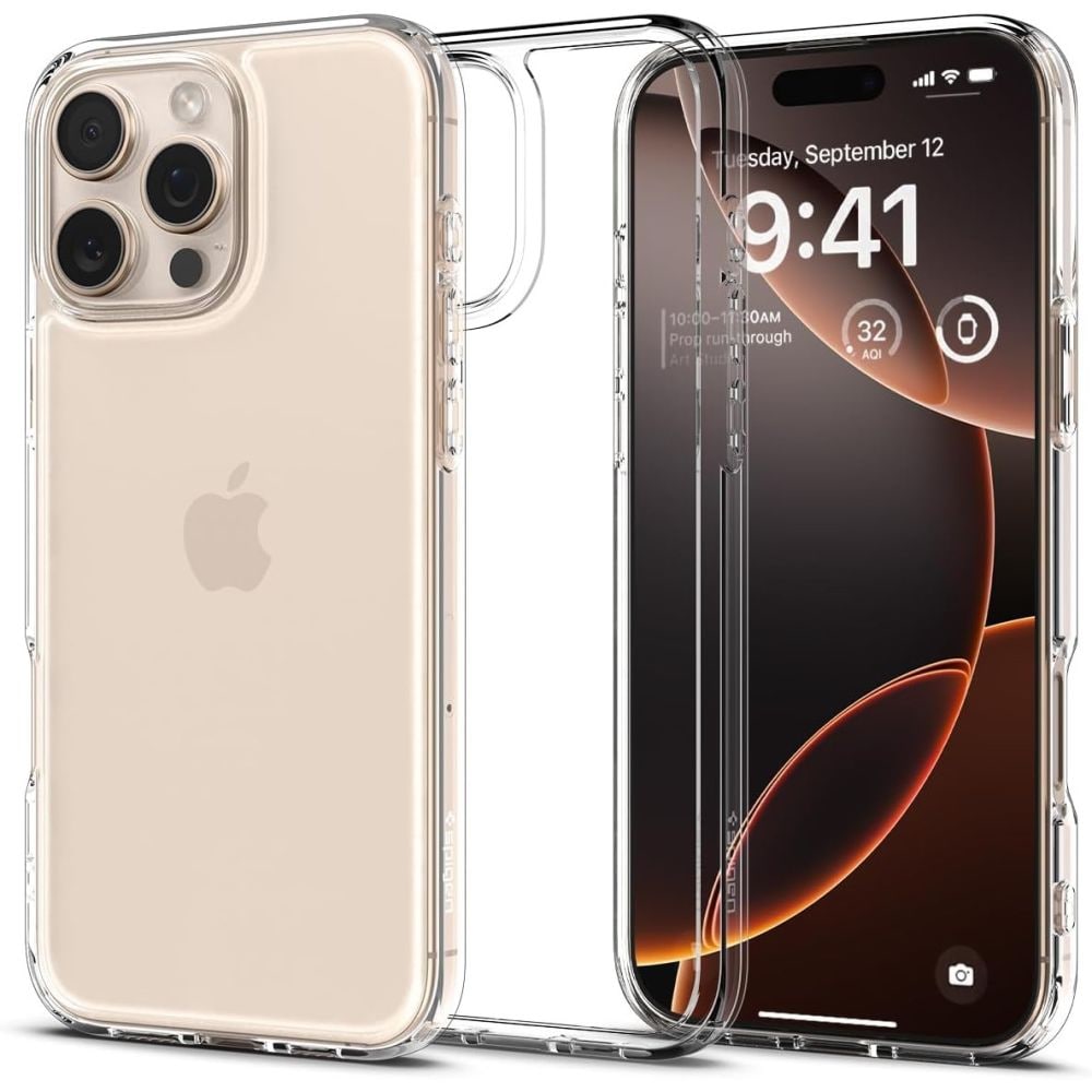Spigen Ultra hybridi kotelo iPhone 16 Pro Maxille - Kirkas