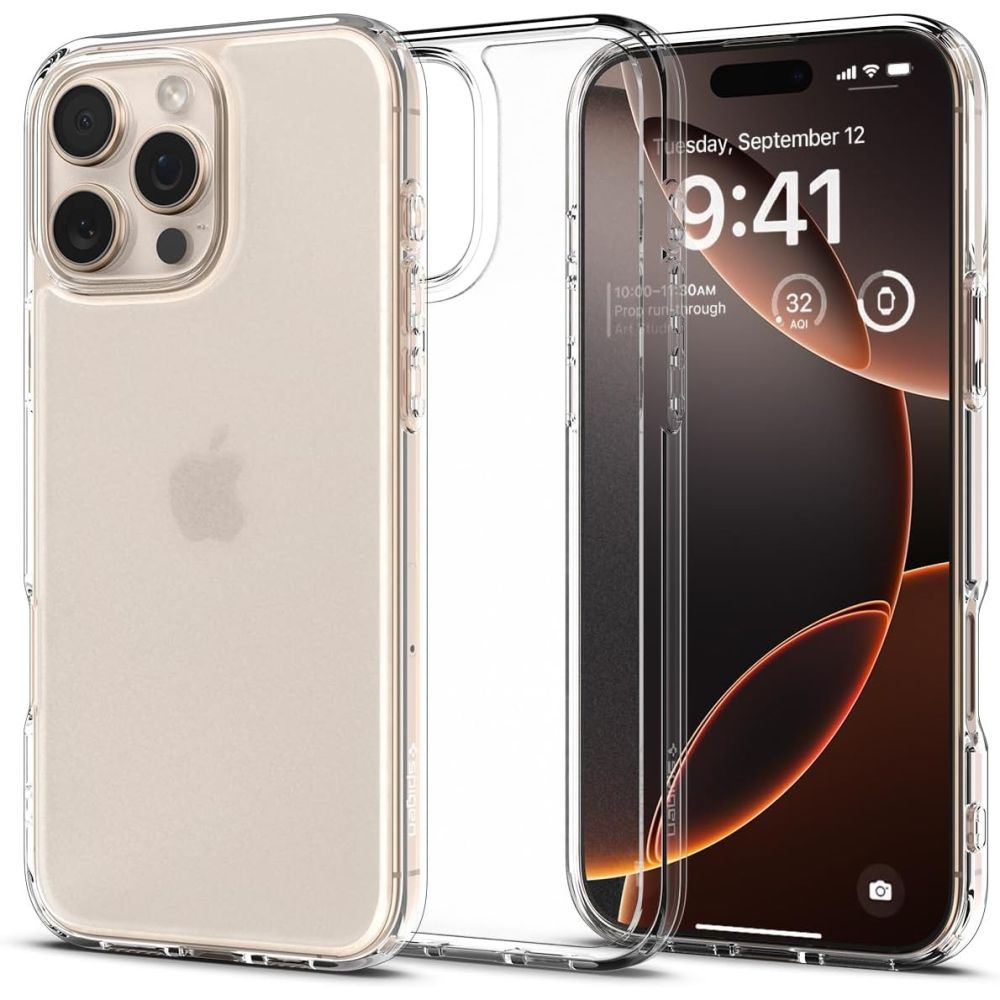 Spigen Ultra hybridi kotelo iPhone 16 Pro Maxille - Kirkas
