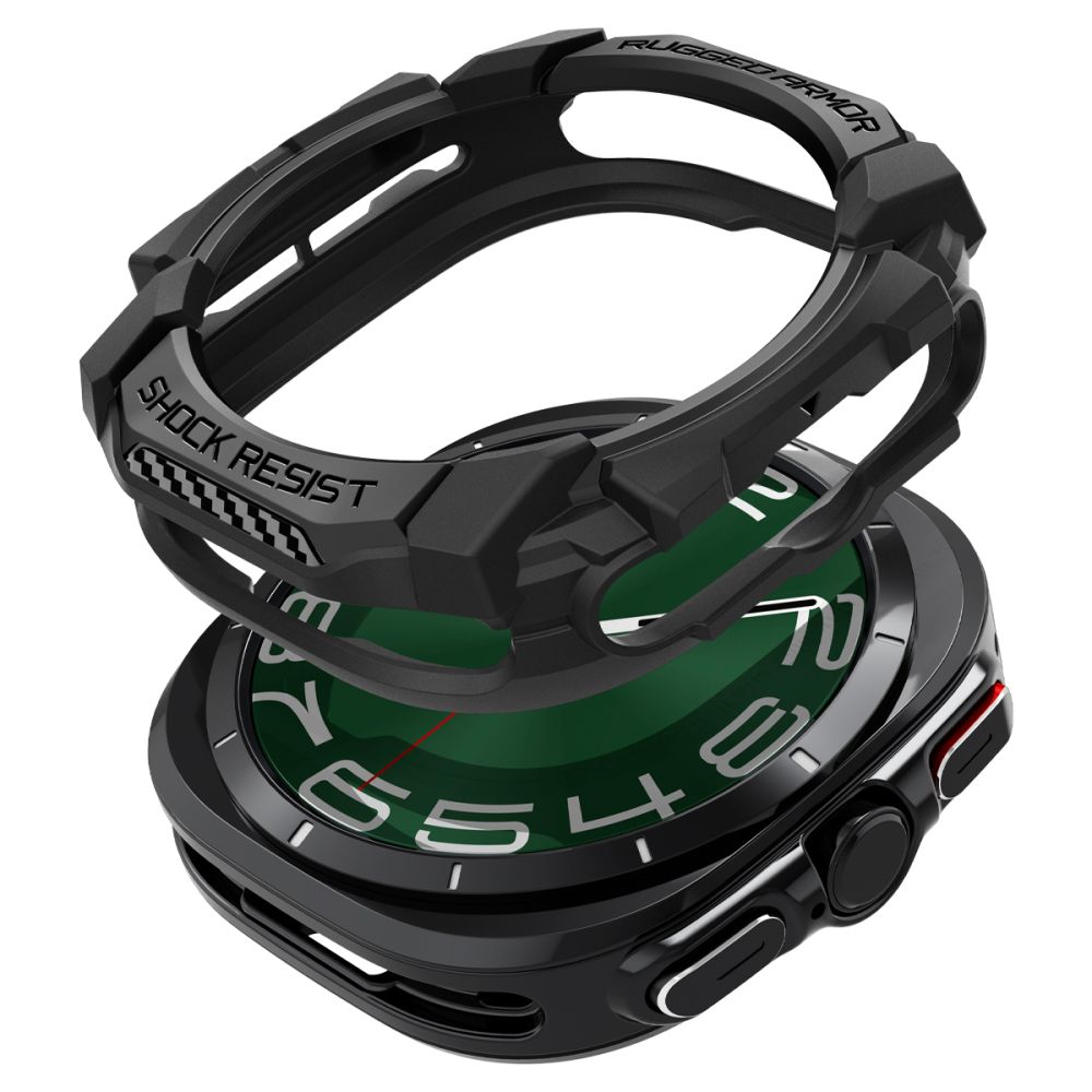 Spigen Kestävä panssarikotelo Samsung Galaxy Watch Ultra (47mm) - mattamusta - Mattamusta