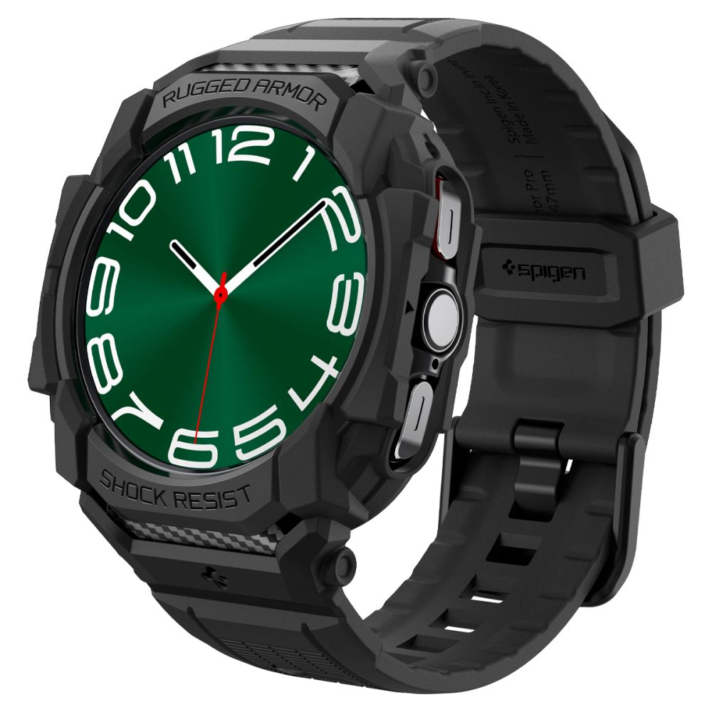 Spigen Rugged Armor Pro -kotelo Samsung Galaxy Watch Ultra (47mm) - mattamusta - Mattamusta
