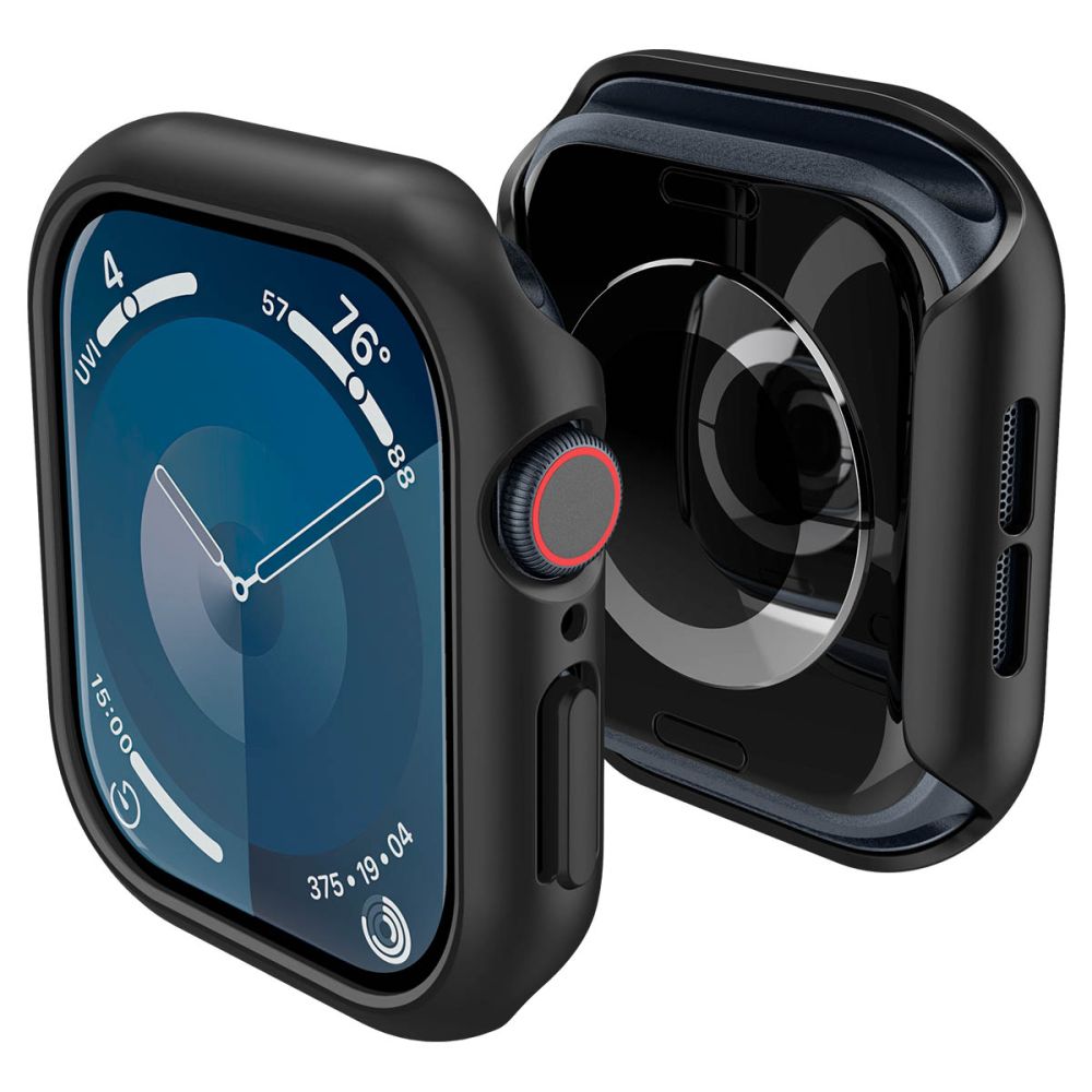 Spigen Ohut kotelo Apple Watch 10 46mm:lle - musta