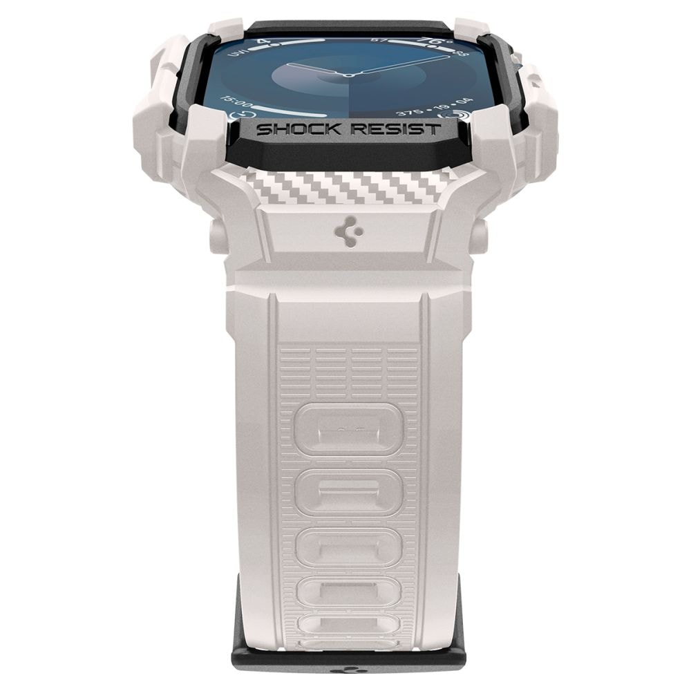 Spigen Rugged Armor "Pro" hihna Apple kellolle 10 (46MM) - Beige
