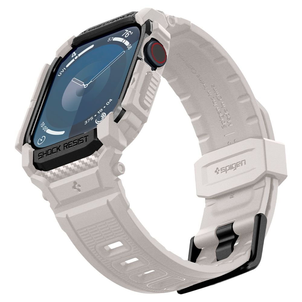 Spigen Rugged Armor "Pro" hihna Apple kellolle 10 (46MM) - Beige
