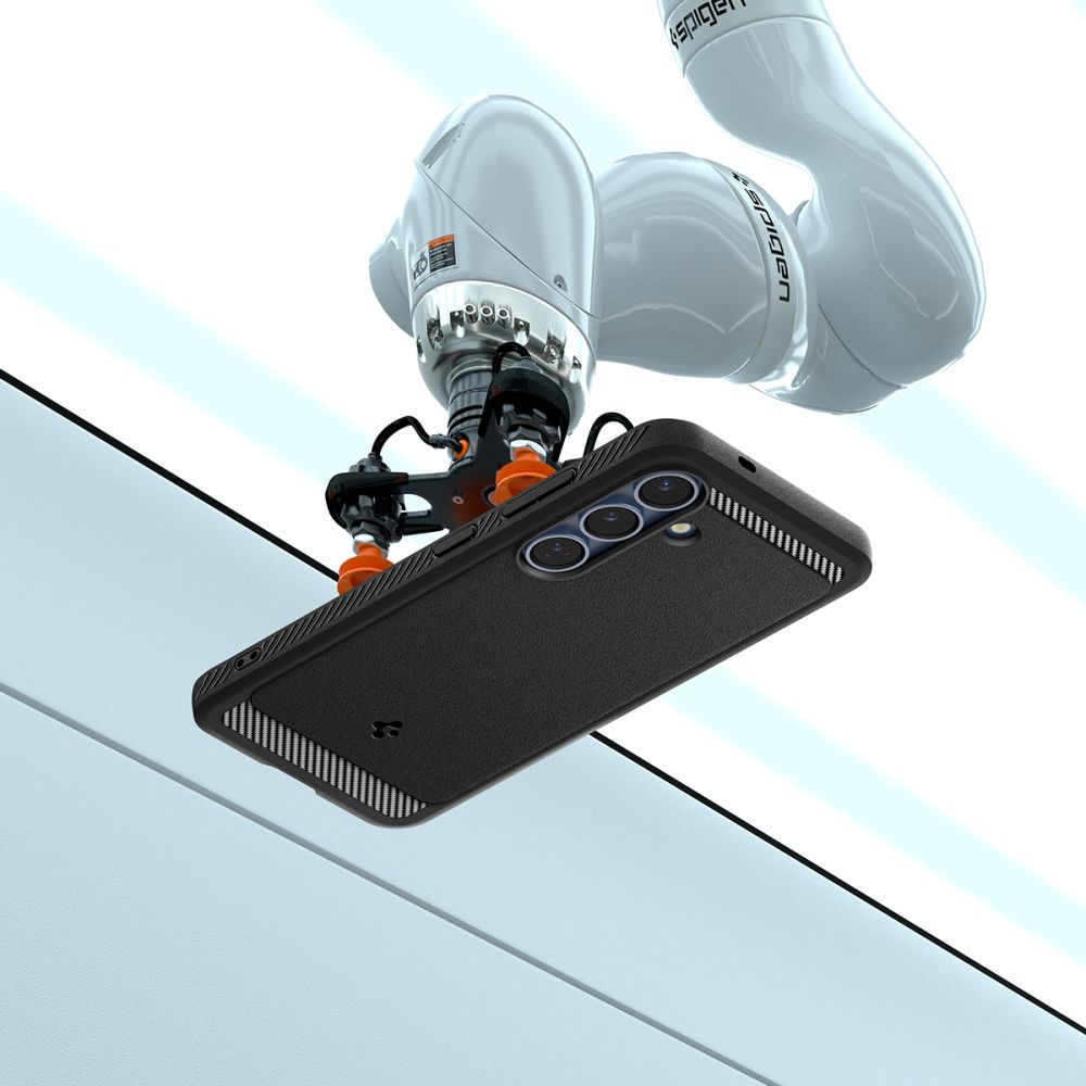 Spigen Rugged Armor Mag Mag MagSafe kotelo Samsung Galaxy S25 - mattamusta - matta musta