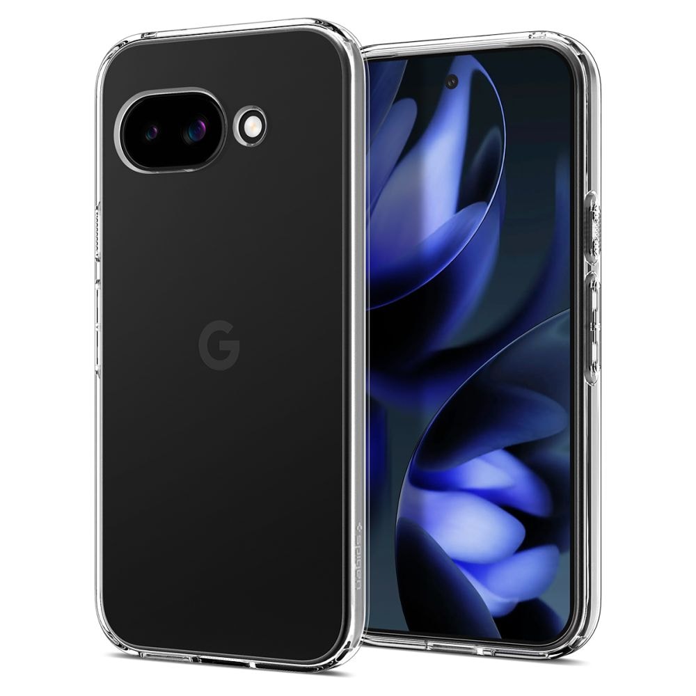 Spigen Crystal Flex -kotelo Google Pixrel 9A:lle - läpinäkyvä