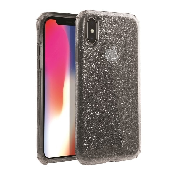 Uniq Clarion Tinsel tapauksessa iPhone Xs Max - musta