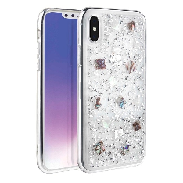 Uniq Lumence Clear tapauksessa iPhone Xs Max - hopea