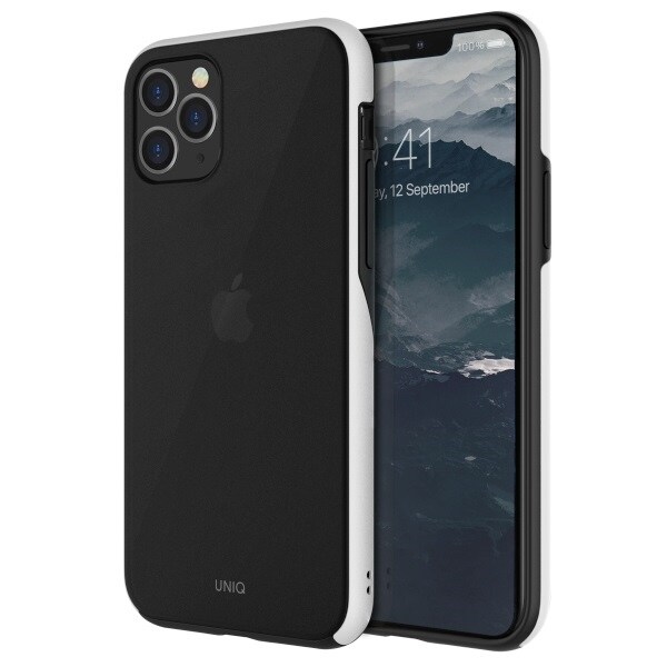 Uniq Vesto Hue kotelo iPhone 11 Pro Max - musta ja valkoinen