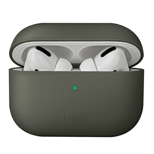 Uniq Lino -kotelo AirPods Pro - harmaa