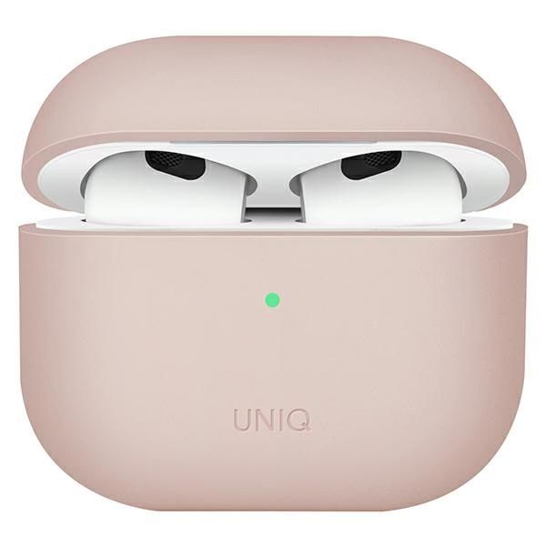 Uniq Lino Silikonikotelo AirPods 3:lle - vaaleanpunainen